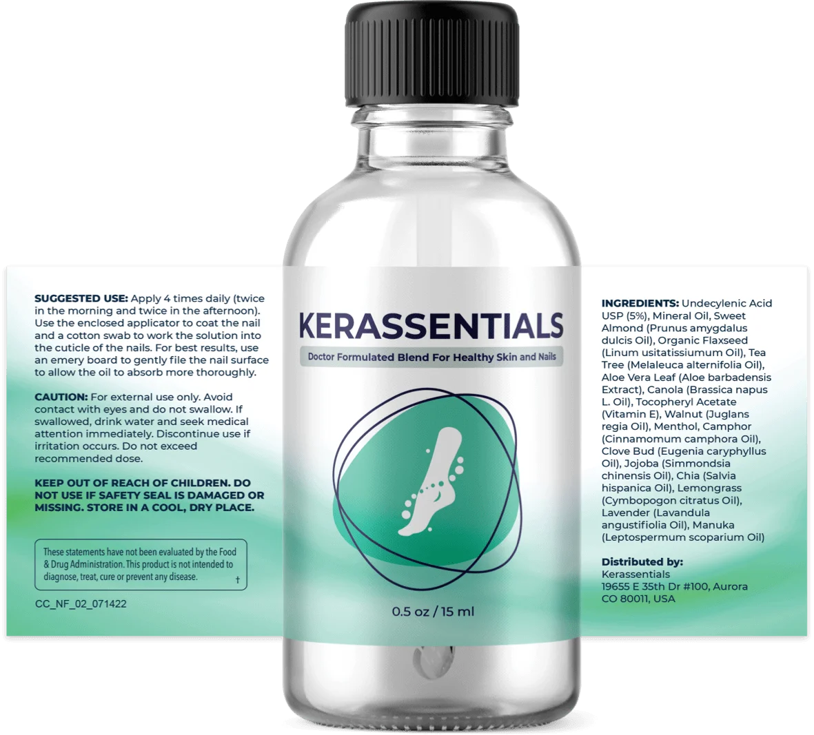 Kerassentials Supplement Facts Label